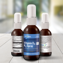 Load image into Gallery viewer, Vitamin D3, K2 Liquid Drops | 75 Servings | Optimal.Health