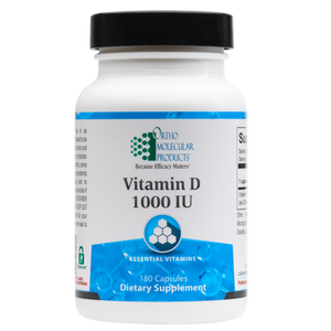 Vitamin D 1,000 IU 180 Capsules Ortho Molecular Products