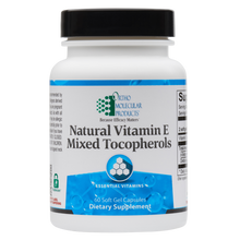 Load image into Gallery viewer, Natural Vitamin E Mixed Tocopherols 120 Soft Gel Capsules Ortho Molecular Products