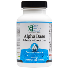 Load image into Gallery viewer, ALPHA BASE TABLET WITHOUT IRON 90 Tablets Ortho Molecular Products