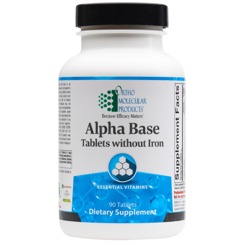 ALPHA BASE TABLET WITHOUT IRON 90 Tablets Ortho Molecular Products