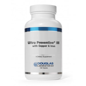 Ultra Preventive III with Copper & Iron Tablet Douglas Laboratories