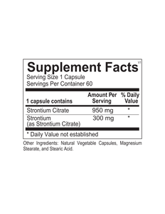 Strontium 60 Capsules Ortho Molecular Products