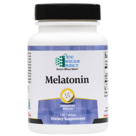 Melatonin 100 Tablets Ortho Molecular Products