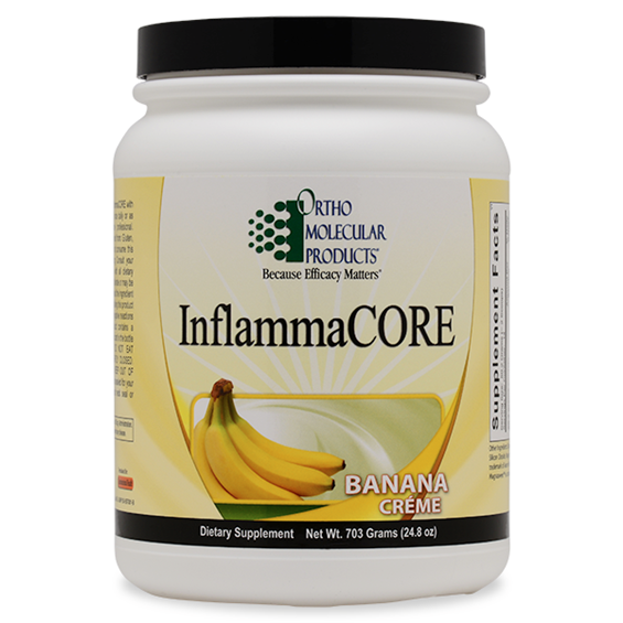 InflammaCORE-Banana Creme 703 Grams Ortho Molecular Products - HrtORG