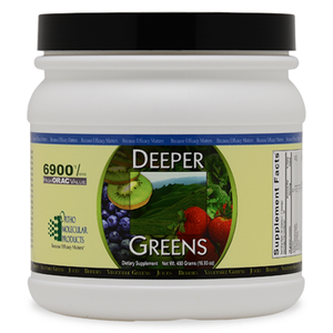 Deeper Greens Powder 480 Grams Ortho Molecular Products