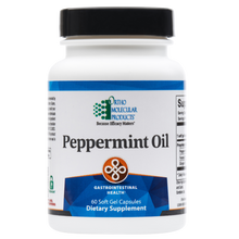 Load image into Gallery viewer, Peppermint Oil 60 Soft Gel Capsules Ortho Molecular Products