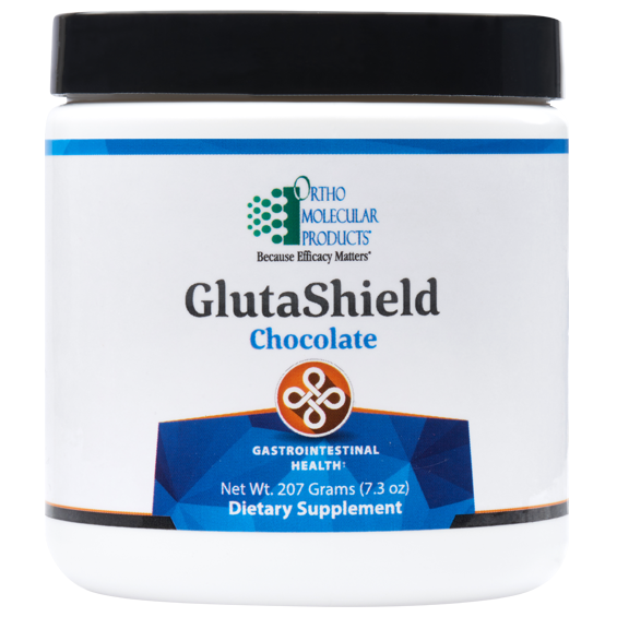 GlutaShield Chocolate 207 grams Ortho Molecular Products - HrtORG