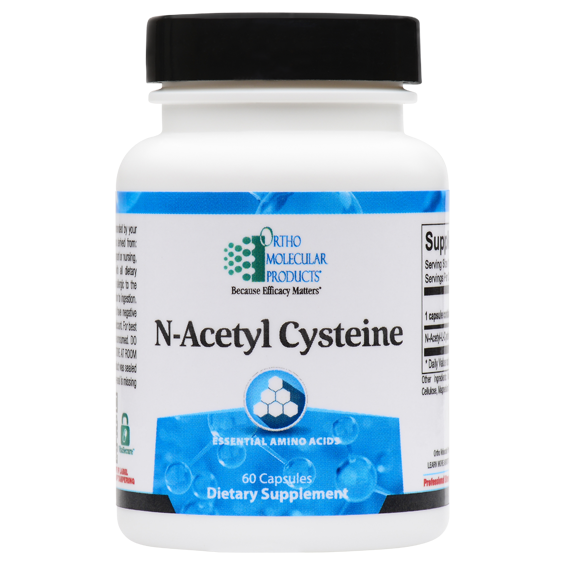 N-Acetyl Cysteine 60 Capsules Ortho Molecular Products