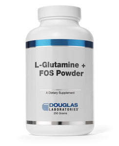 L-GLUTAMINE + FOS POWDER 250 Grams Douglas Laboratories
