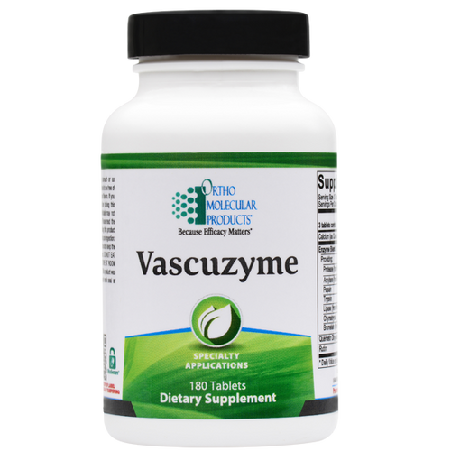 Vascuzyme 180 Tablets Ortho Molecular Products