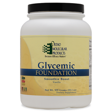 Load image into Gallery viewer, Glycemic Foundation-Vanilla Smoothie Boost 939 Grams Ortho Molecular Products - HrtORG