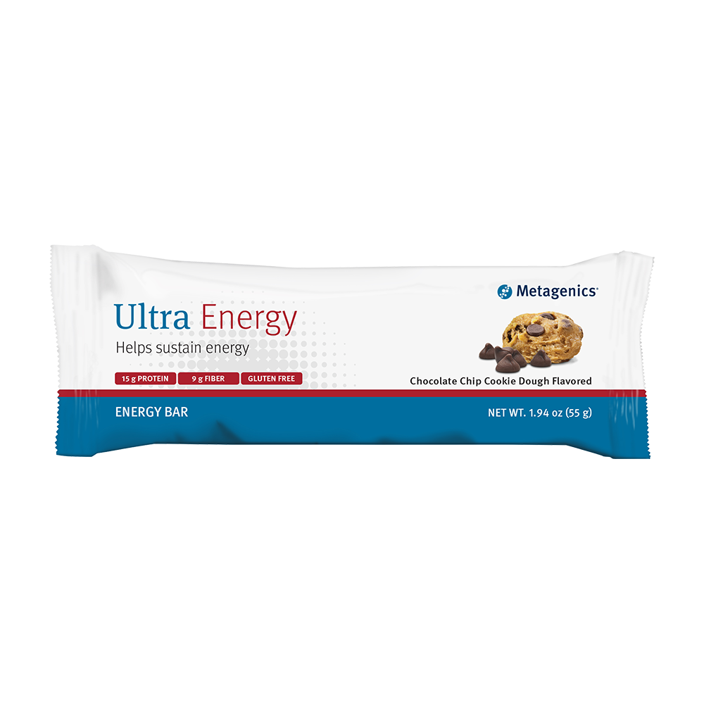 Ultra Energy Cookie Dough Bar-12 bars/box Metagenics