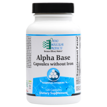 Load image into Gallery viewer, Alpha Base Capsules without Iron 120 Capsules Ortho Molecular Products