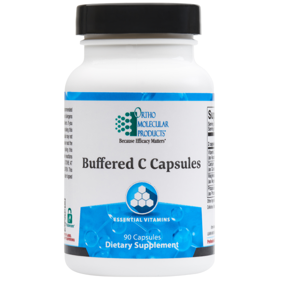Buffered C Capsules 90 Capsules Ortho Molecular Products