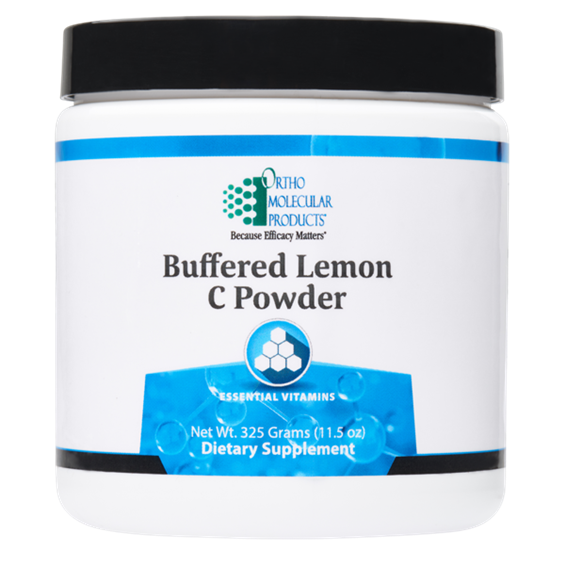 Buffered Lemon C Powder 325 Grams Ortho Molecular Products