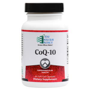 CoQ-10 60 Soft Gels Capsules Ortho Molecular Products