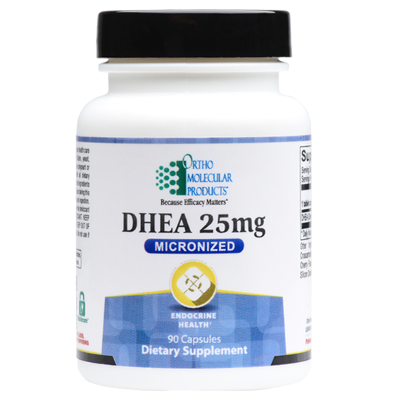 DHEA 25mg 90 Capsules Ortho Molecular Products