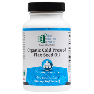Flax Seed Oil 90 Soft Gel Capsules Ortho Molecular Products