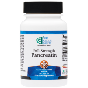 Full-Strength Pancreatin 90 Capsules Ortho Molecular Products