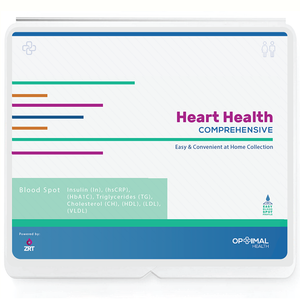 Heart Health Test - At Home Heart Health (CardioMetabolic) Test Kit - Comprehensive - Optimal Heart
