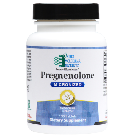 Pregnenolone 100 Tablets Ortho Molecular Products