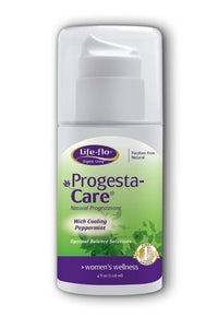 Progesta-Care with Cooling Peppermint-4 oz-Life-flo
