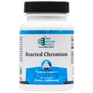 Reacted Chromium 60 Capsules Ortho Molecular Products