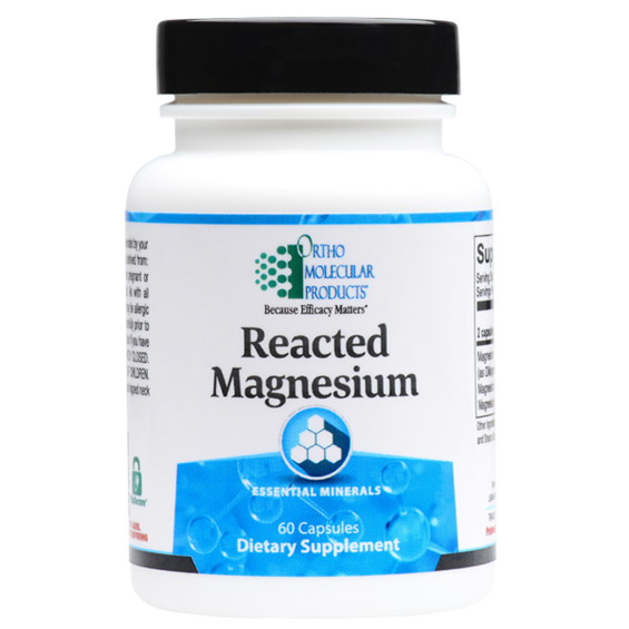 Reacted Magnesium 180 Capsules Ortho Molecular Products
