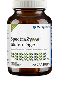 SpectraZyme Gluten Digest Dietary Suppliment 90 Capsules Metagenics