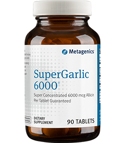SuperGarlic 6000 Dietary Suppliment 90 Tablets Metagenics