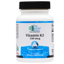 Load image into Gallery viewer, Vitamin K2 180 mcg 30 Capsules Ortho Molecular Products