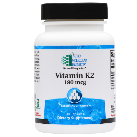 Vitamin K2 180 mcg 30 Capsules Ortho Molecular Products