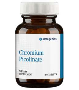 Chromium Picolinate Dietary Suppliment 60 Tables Metagenics