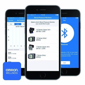 Omron Ultra Silent BP654 Bluetooth Wrist Blood Pressure Monitor