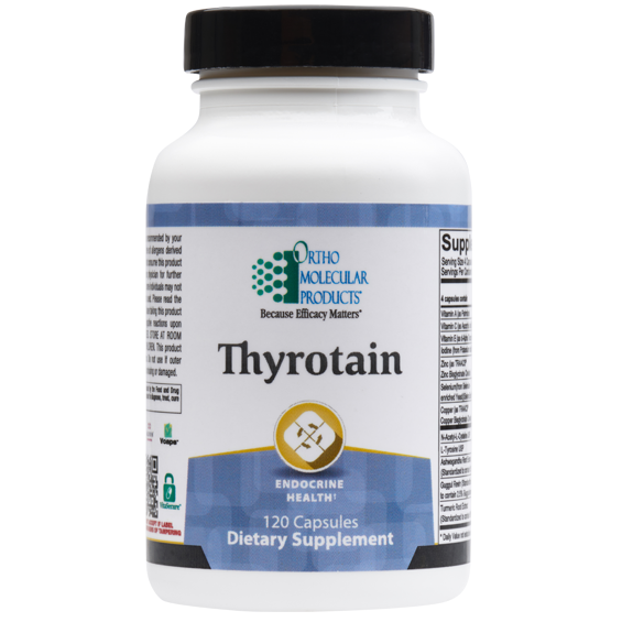 Thyrotain 120 Capsules Ortho Molecular Products