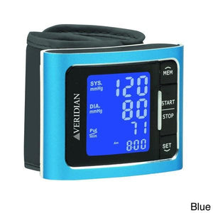 Veridian Metallic Style Digital Wrist Blood Pressure Monitor